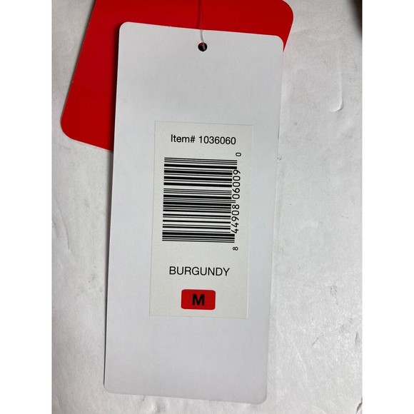 BNCI Blanc Noir Womens M Open Front Cardigan Wool Blend Burgundy/Gray NWT - Picture 8 of 8